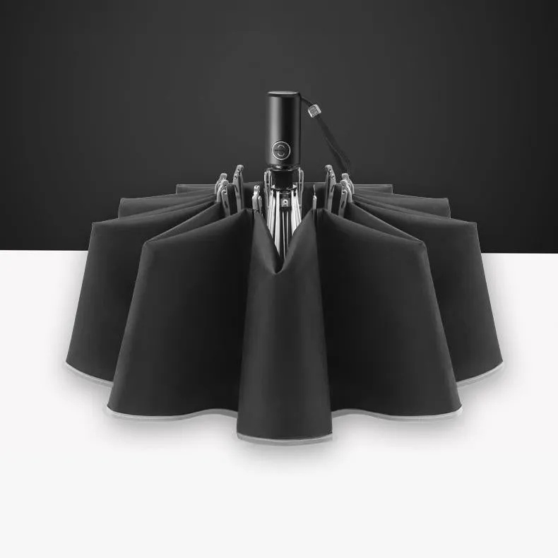 Foldable Reversible Automatic Umbrella(Reflective Strips)