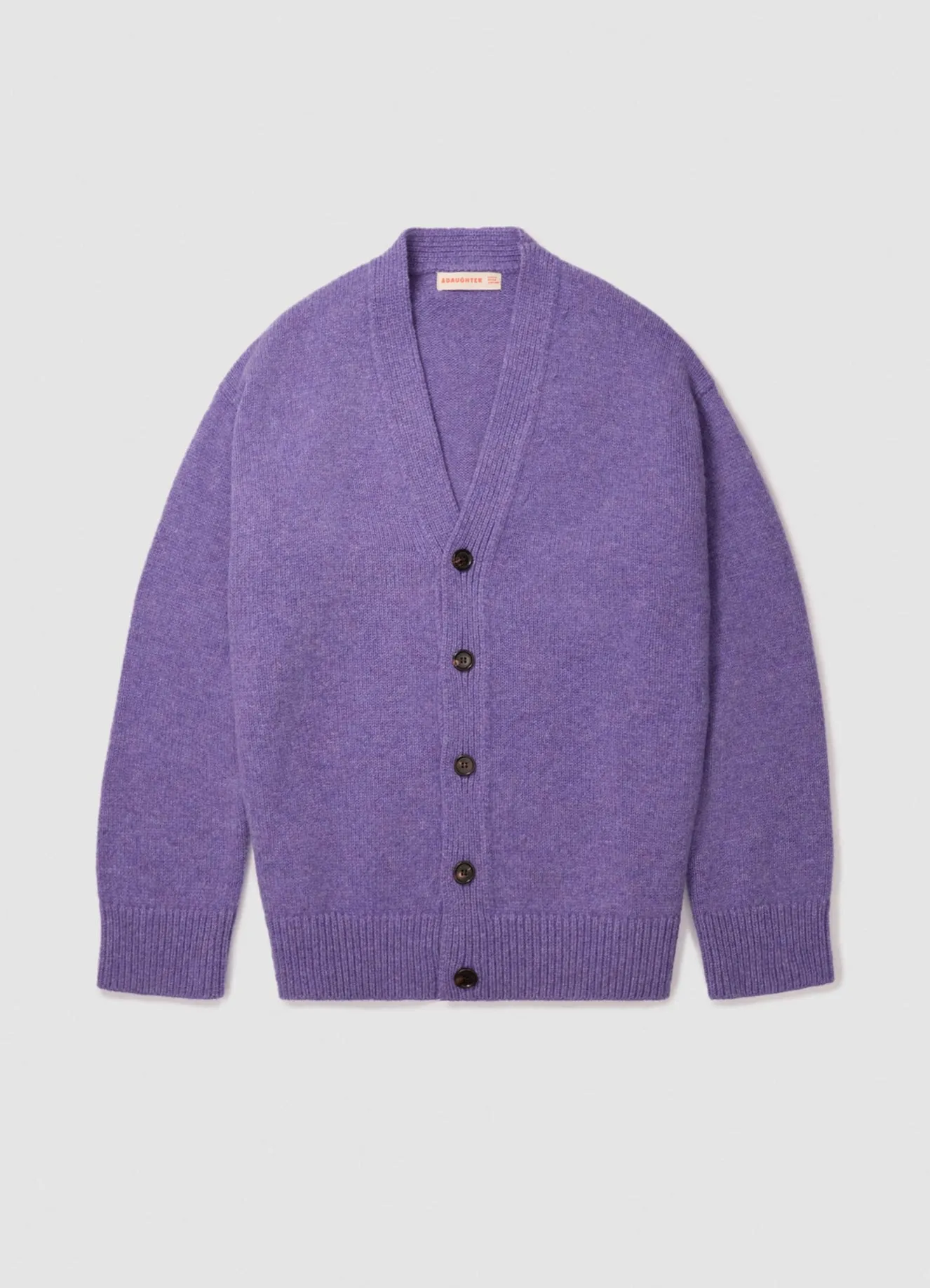 Mens Maura V-neck Cardigan in Heather