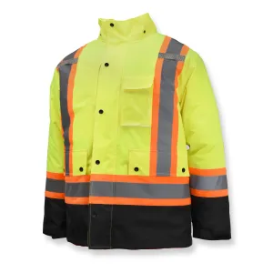 Radians SJ610B Weatherproof Parka with Zip-Out Reversible Bomber Jacket