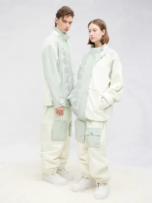 RandomPow Unisex Ombré Snow Suit Green