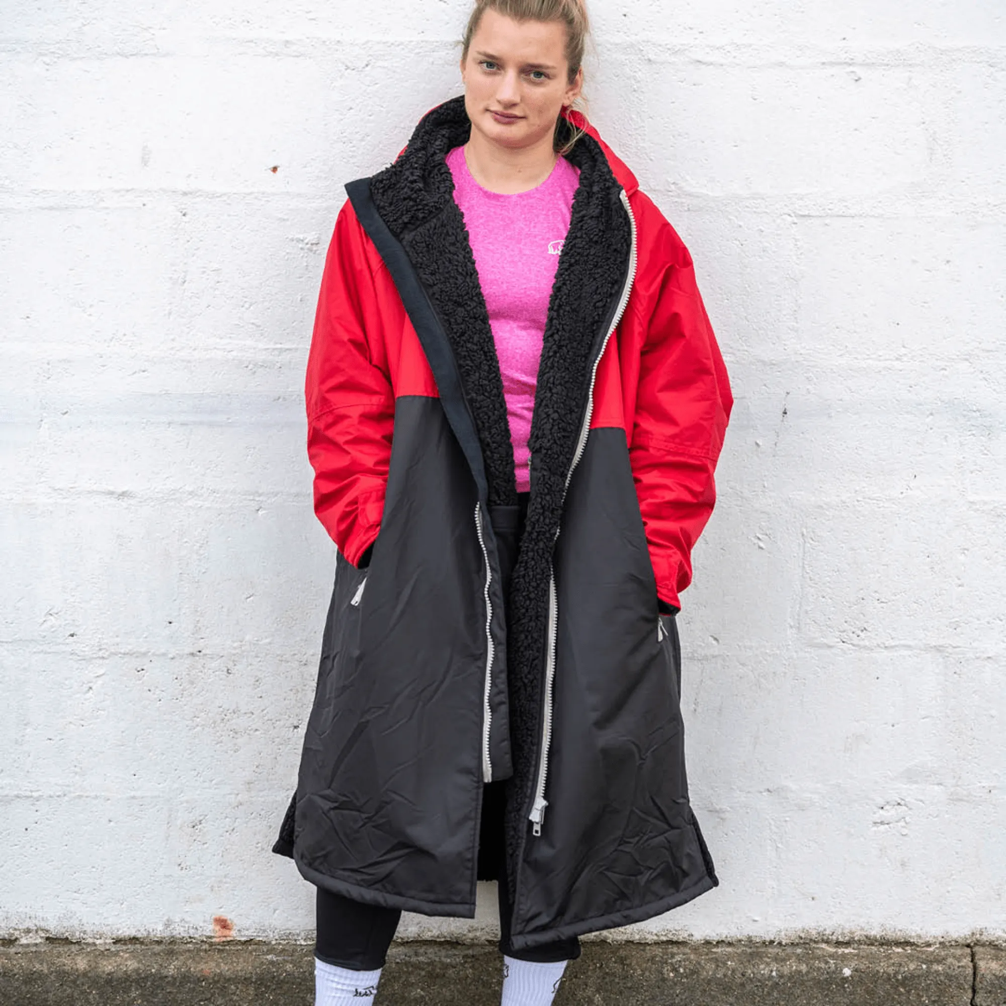 Rhino Two Colour Sherpa Robe Adult