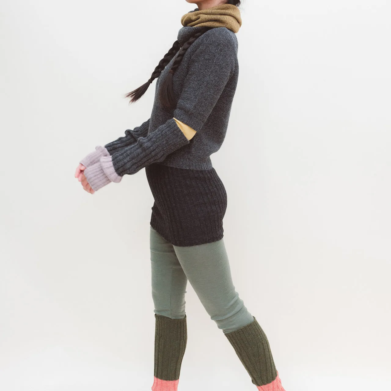 Rib Belly Warmer - 100% Baby Alpaca