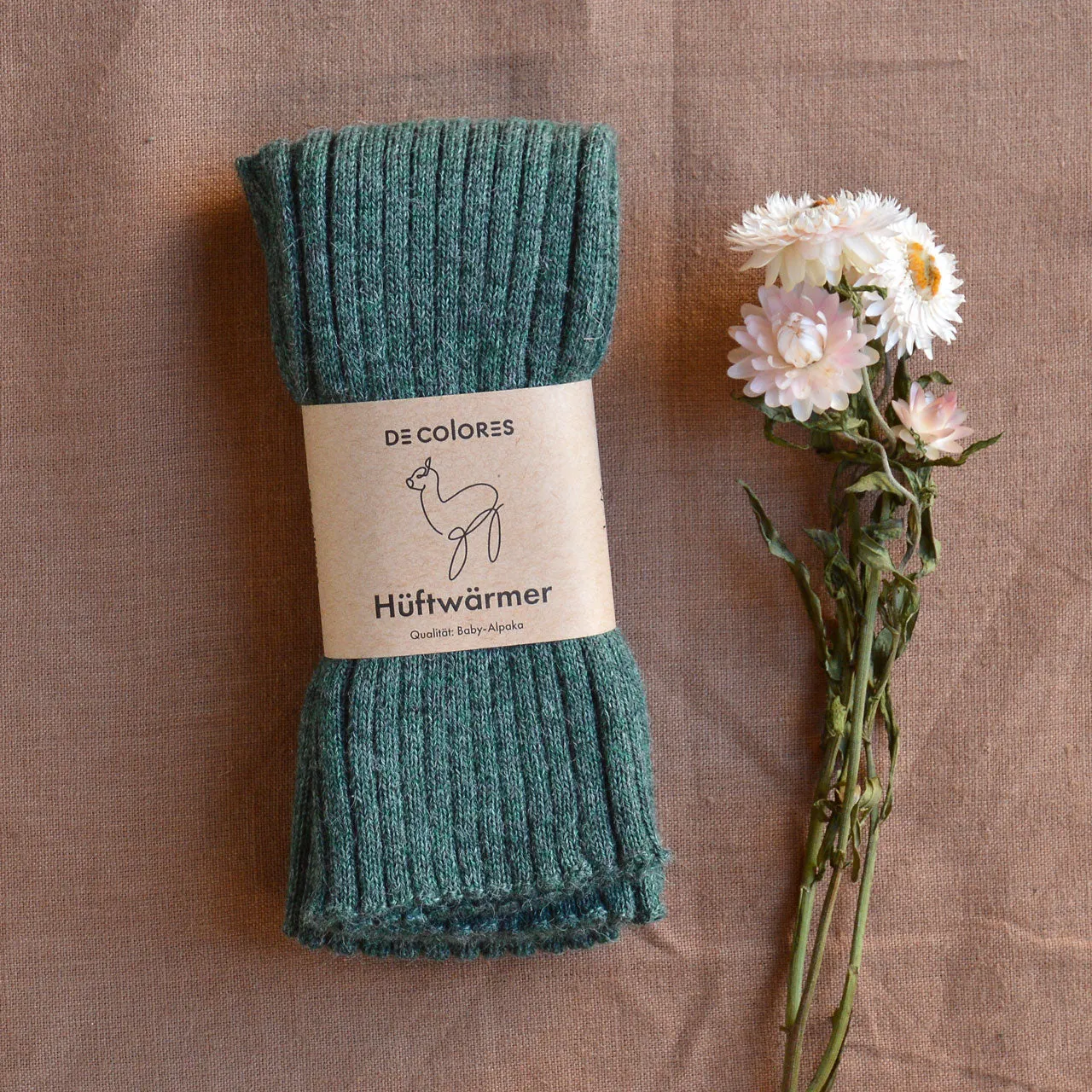 Rib Belly Warmer - 100% Baby Alpaca