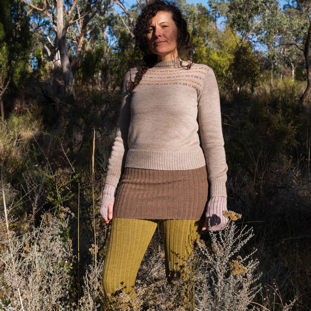 Rib Belly Warmer - 100% Baby Alpaca
