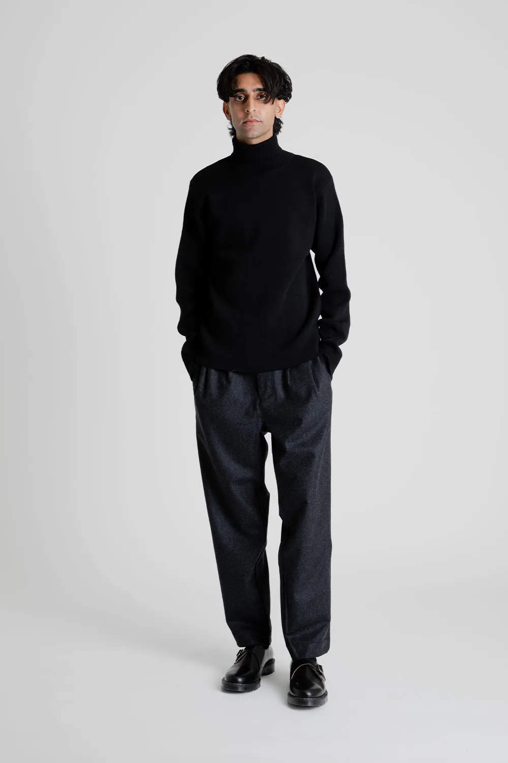 Saint Pol Turtleneck Jumper - Black