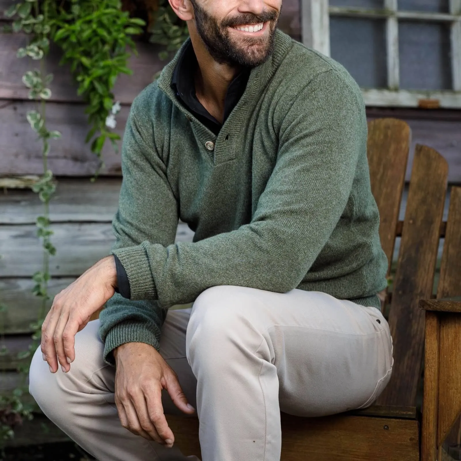 The Sage Brewer Mock Neck Sweater
