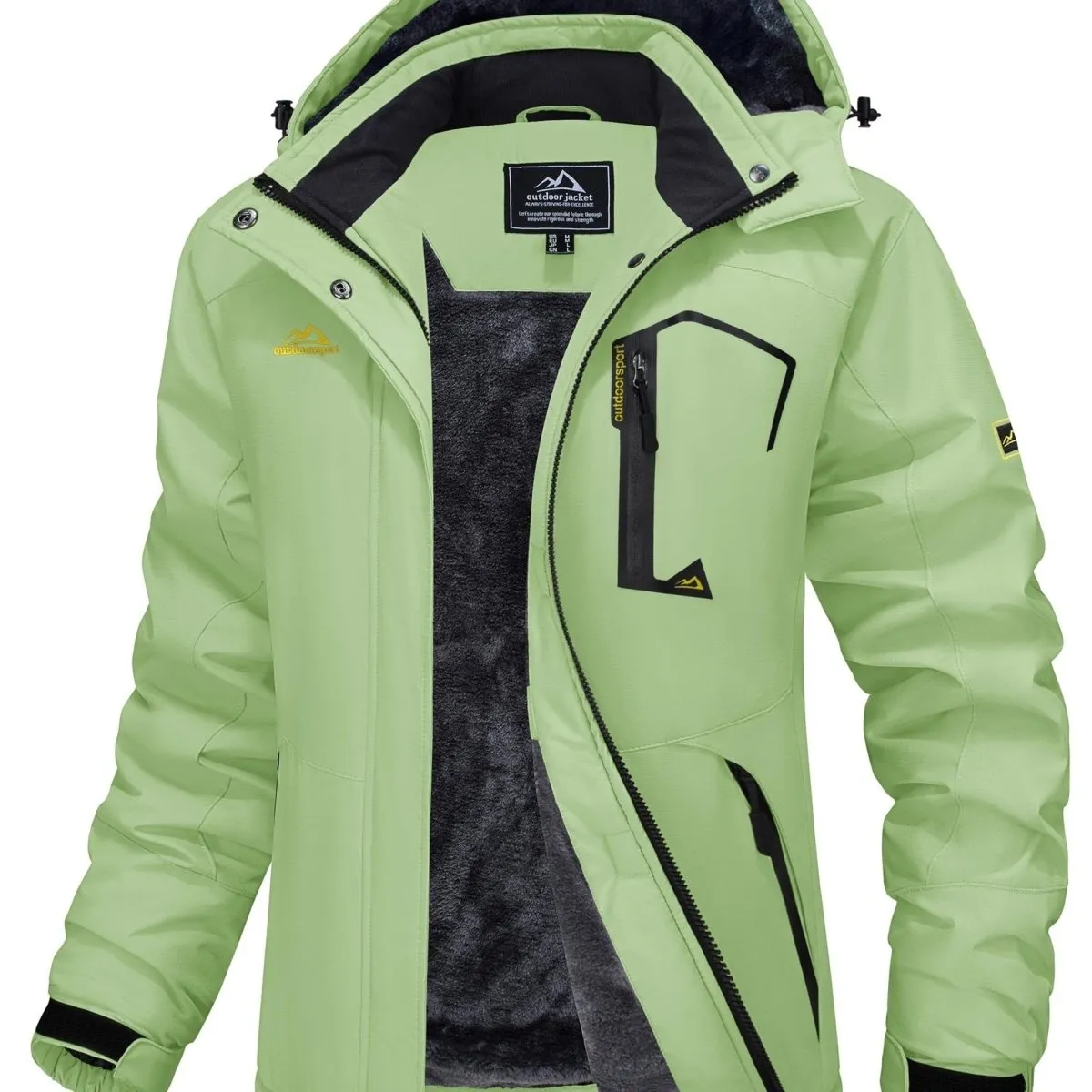 Winter Storm Chaser Jacket - Waterproof Insulated Thermal Fleece Lined Coat - Women