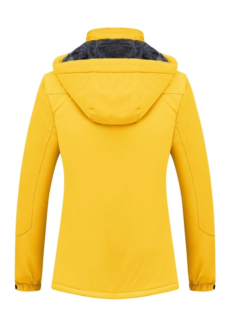 Winter Storm Chaser Jacket - Waterproof Insulated Thermal Fleece Lined Coat - Women