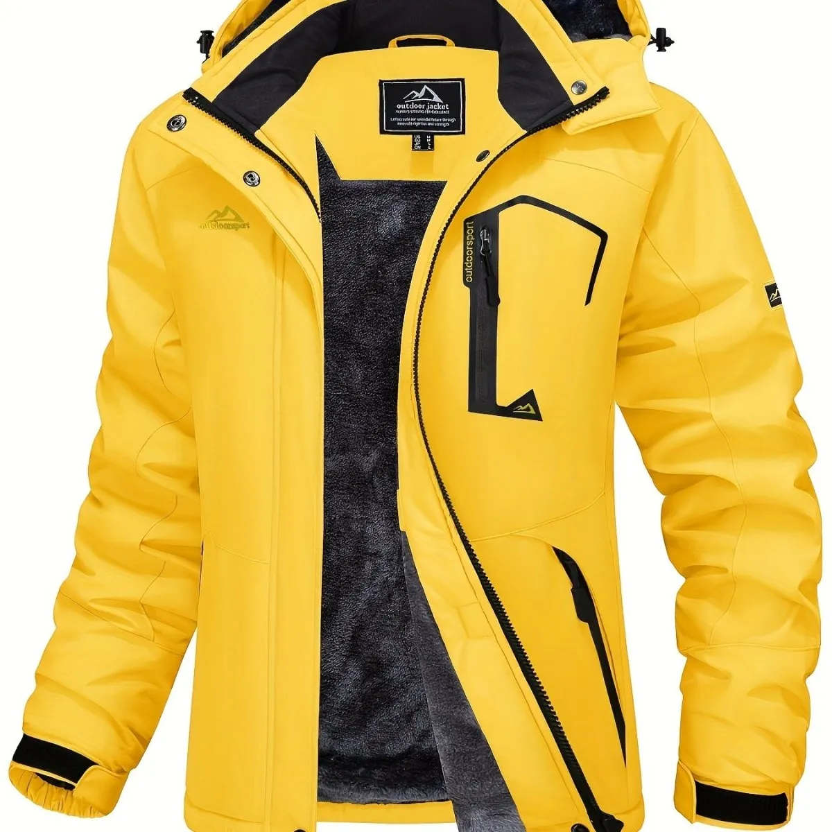 Winter Storm Chaser Jacket - Waterproof Insulated Thermal Fleece Lined Coat - Women