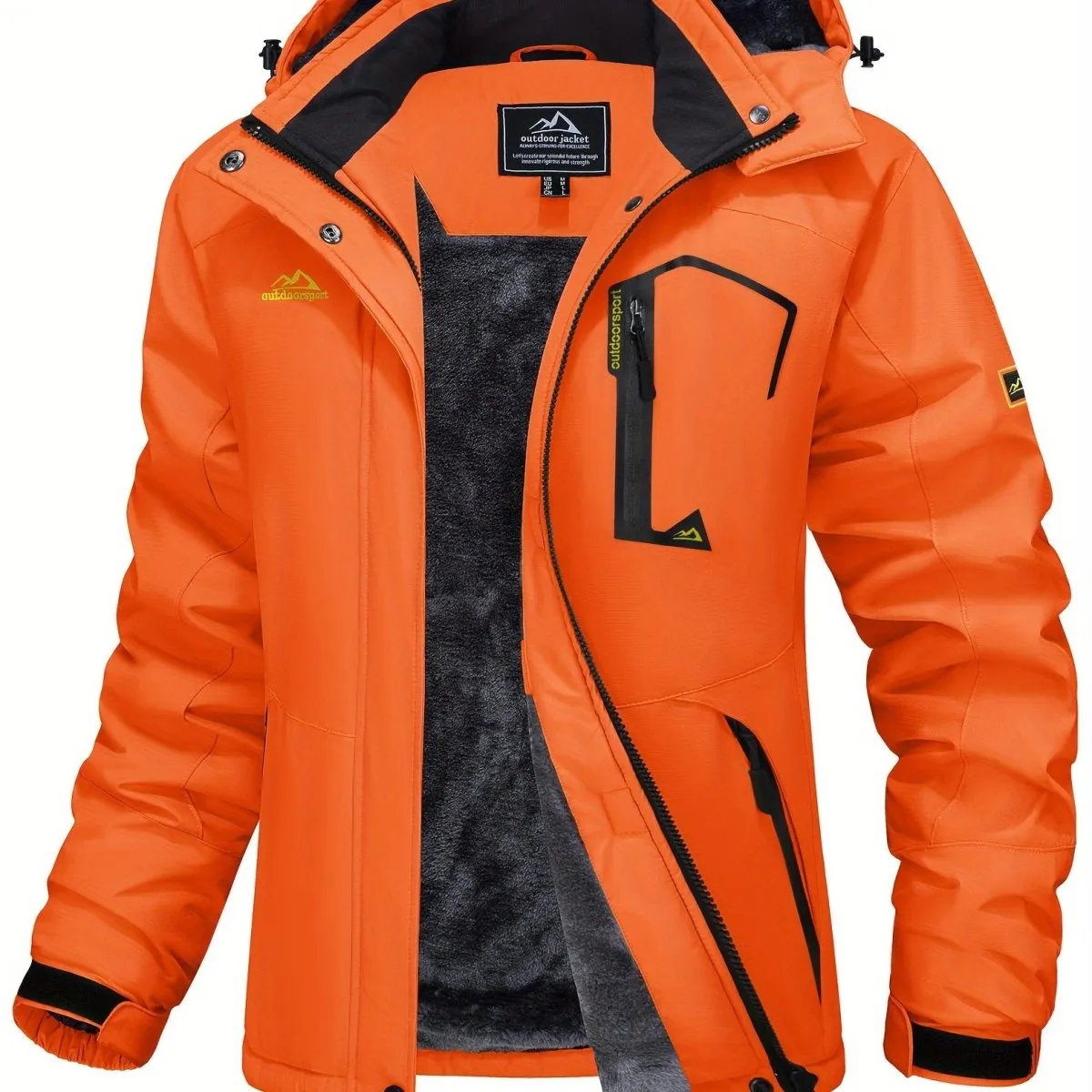 Winter Storm Chaser Jacket - Waterproof Insulated Thermal Fleece Lined Coat - Women